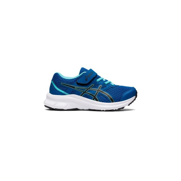 ASICS Kid's JOLT 3 Pre-School Running Shoe, Lake Drive (Blue) & black - Size 2 - Picture 3 of 4